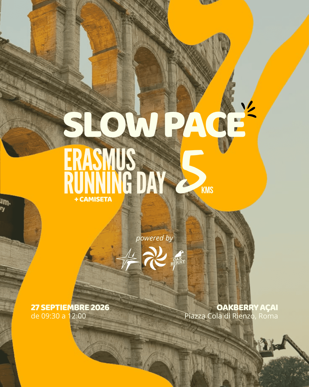 Cartel de ERASMUS RUNNING ROMA